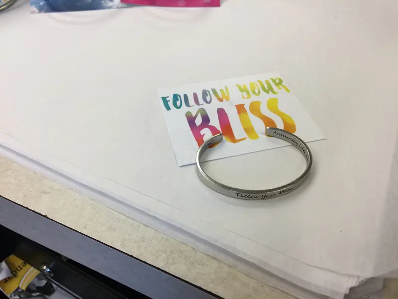 Follow Your Bliss Quotable Cuff – Mindful & Motivational Wristband 1