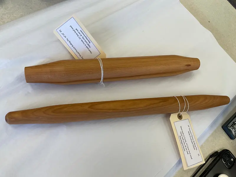 French-Style Cherry Wood Rolling Pin – Handcrafted In Upstate Ny 1