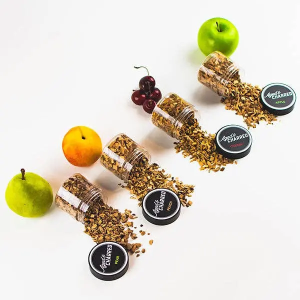Fruit-Themed Wood Chip Set: Four-Piece Collection 1