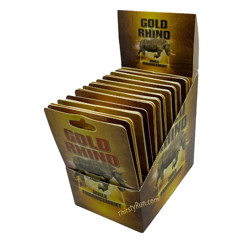 Gold Rhino Capsules – 24-Count Pack 1