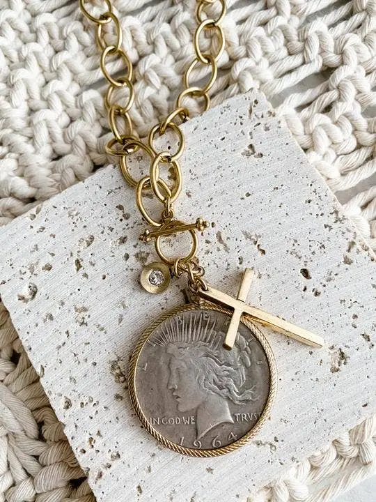 Grace Girl Beads Relic Pendant Necklace 1