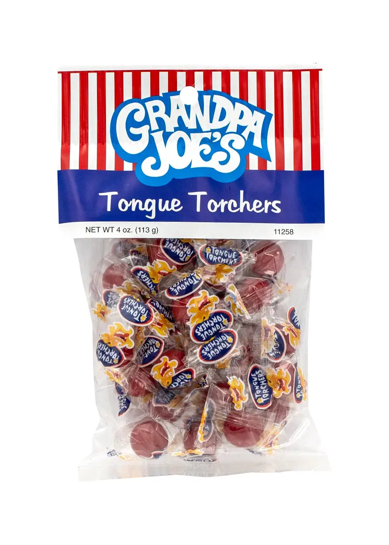 Grandpa Joe’S Tongue Torchers Sour Candy – 4Oz Peg Bag, 12-Pack 1