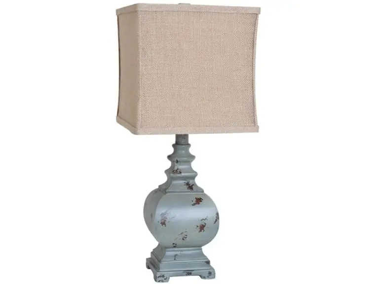 Grayson Accent Lamp – Sleek Metallic Base With Adjustable Shade And Warm Glow 1
