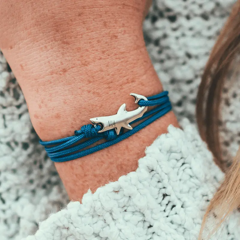 Great White Shark Bracelet – Artisan-Crafted Coastal Jewelry 1