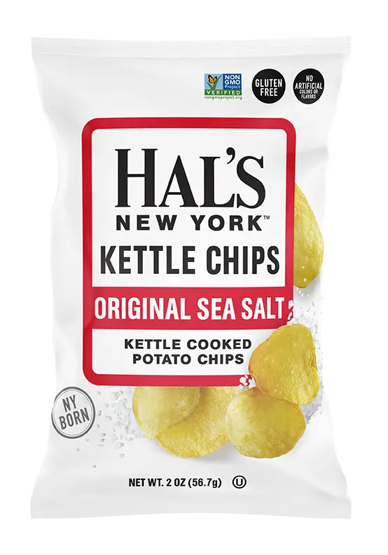 Hal’S New York Original Sea Salt Chips – 2 Oz Gourmet Snack 1