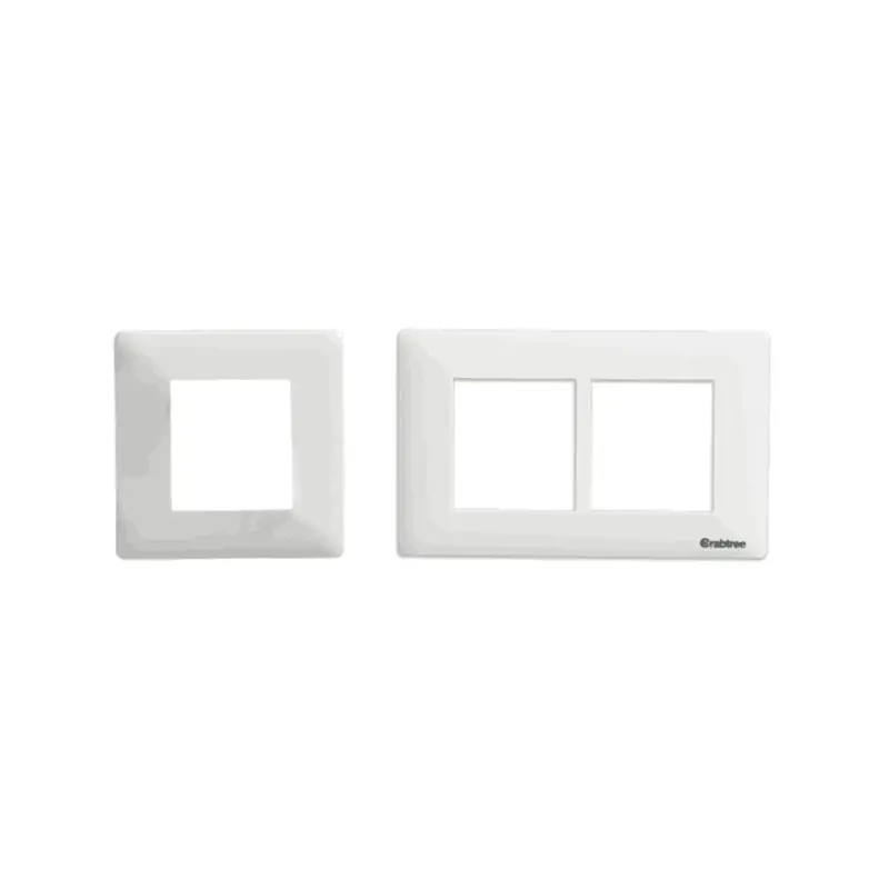 Havells Crabtree Athena Misty Silver Combined Plate – Elegant Metallic Accent For Modern Interiors 1