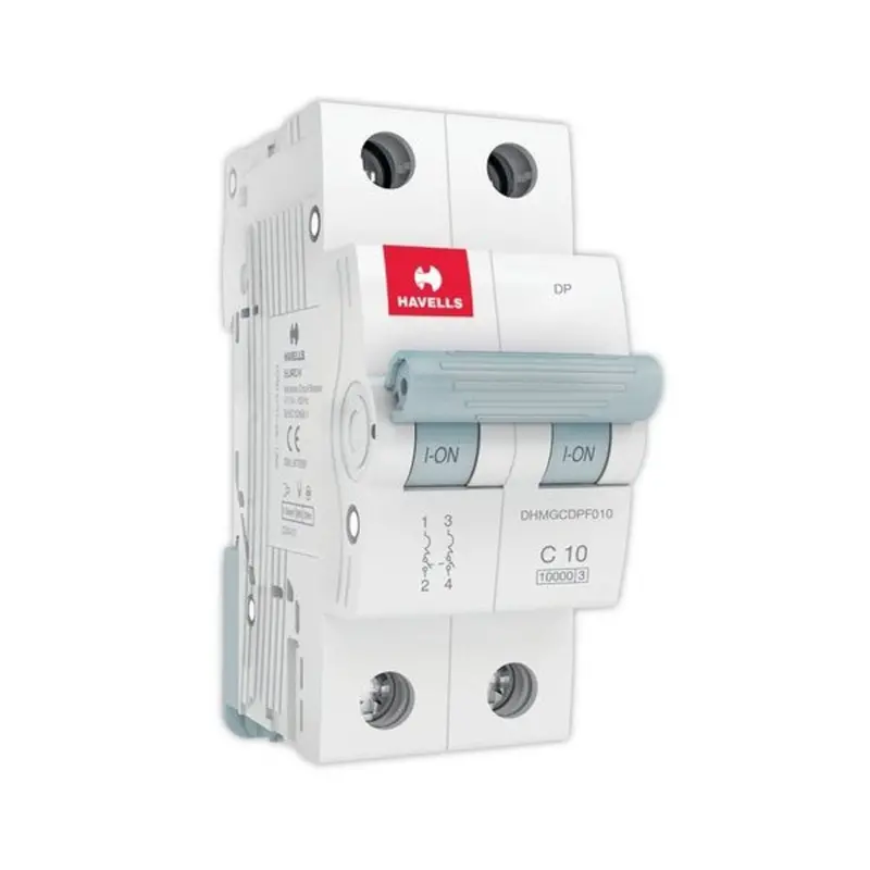 Havells Reo Double-Pole C-Curve Mini Mcb For Residential & Commercial Use 1