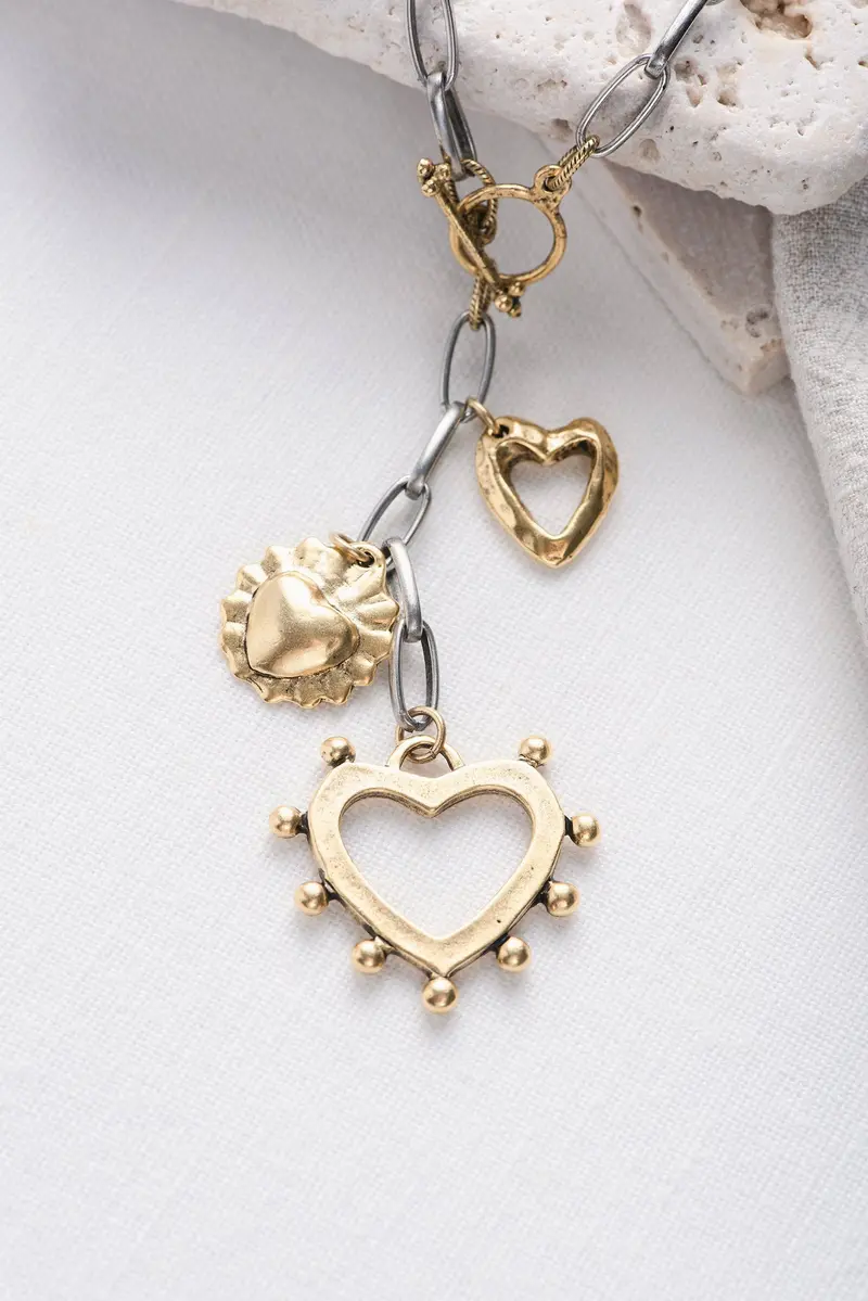 Heart On A String Sterling Silver Necklace – Grace Girl Beads 1