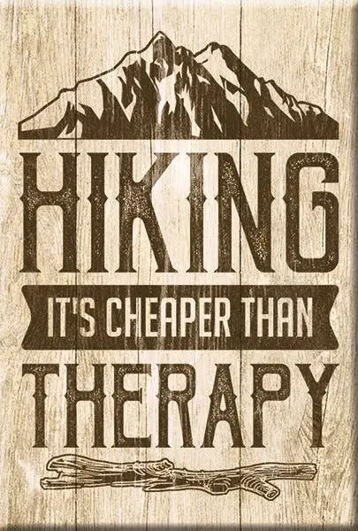 Hiking Therapy Magnetic Art – Desperate Enterprises Printed Metal 1