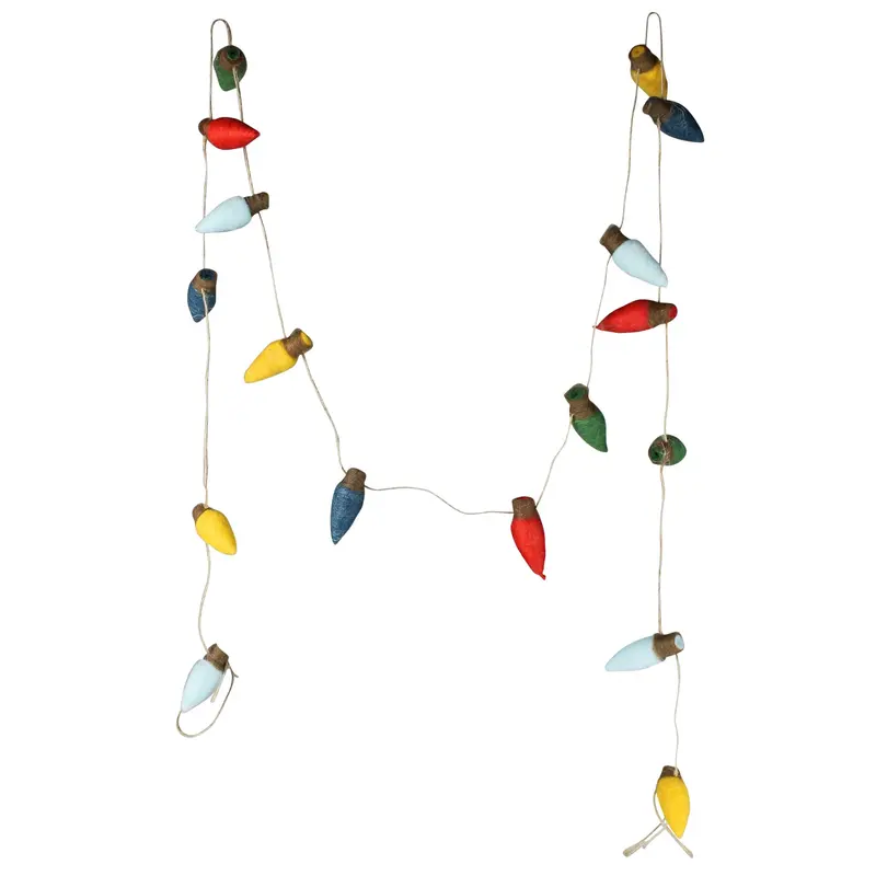 Homart Felt String-Of-Lights Garland For Festive Displays 1