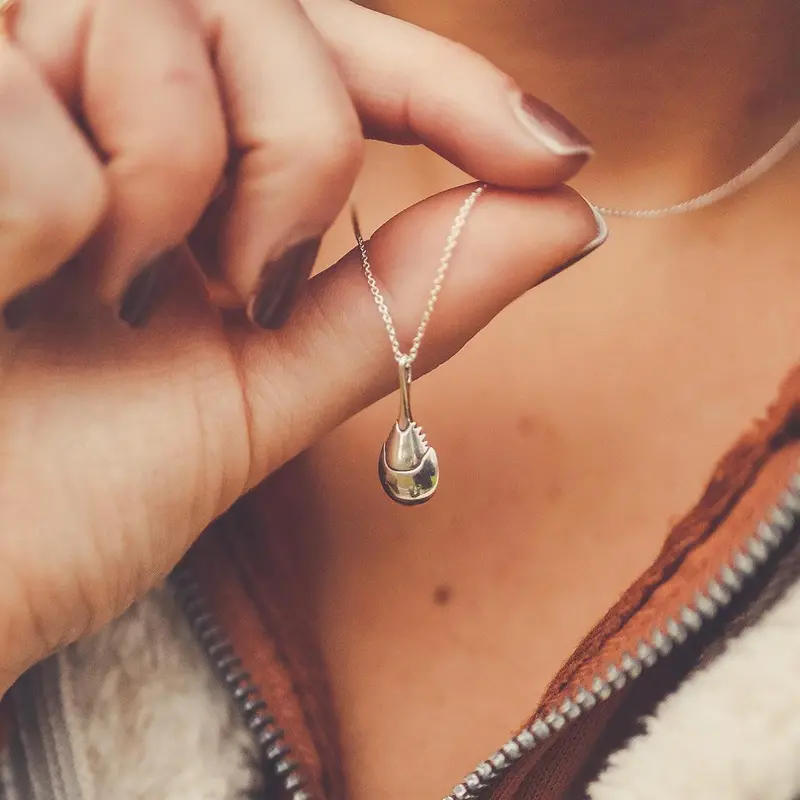 Horseshoe Crab Pendant Necklace 1