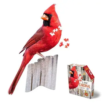 'I Am Cardinal' 300-Piece Jigsaw Puzzle – Nature-Inspired Puzzle Game 1
