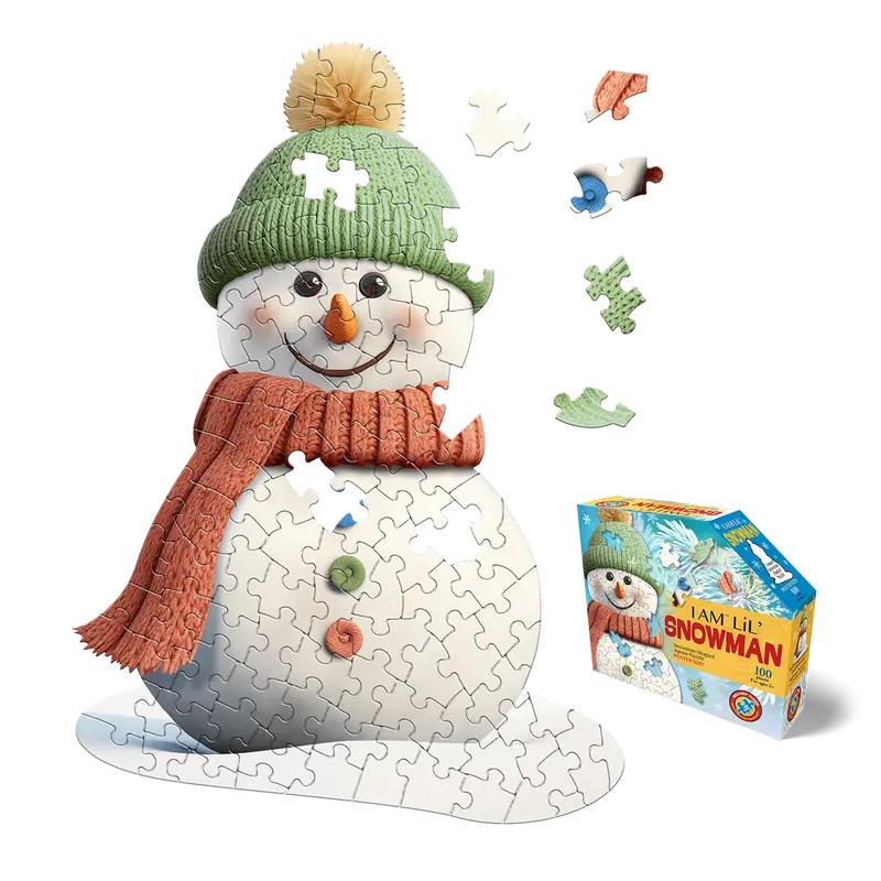 I Am Lil' Snowman 100-Piece Jigsaw Puzzle By Madd Capp Games & Puzzles 1