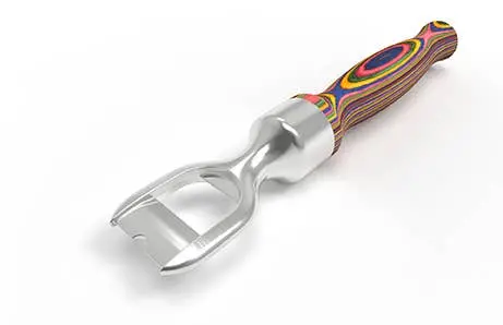 Island Bamboo Rainbow Bottle Opener – 8.5" Ergonomic Bar Tool 1