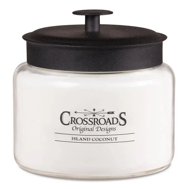 Island Coconut Scented Soy Candle – 64 Oz. Large Jar 1