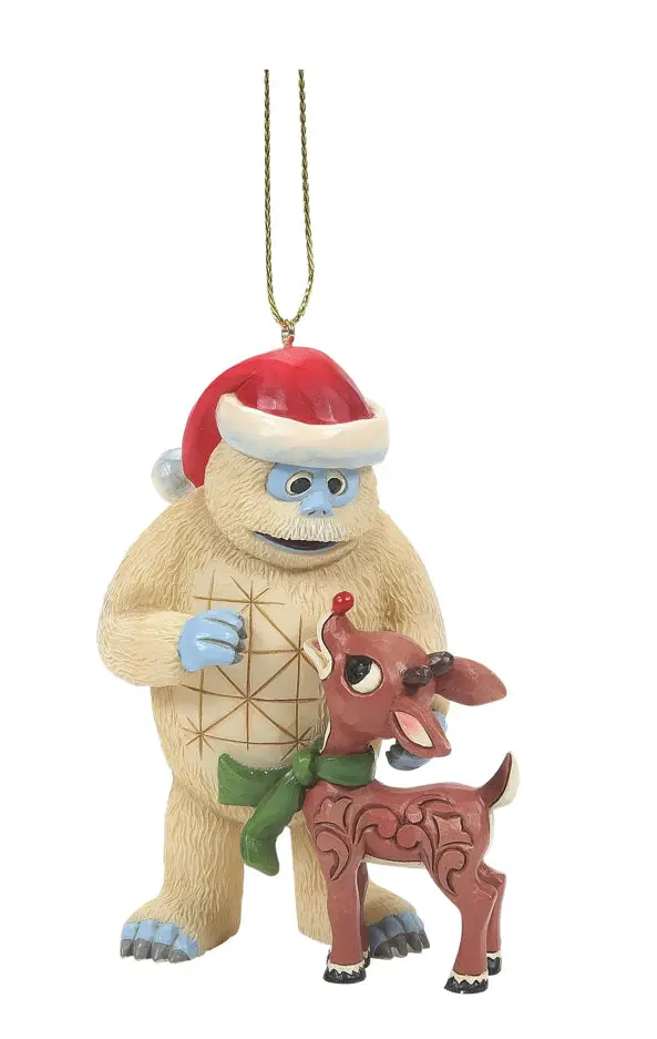 Jim Shore Sculpture: Rudolph And Bumble Holiday Figurine 1