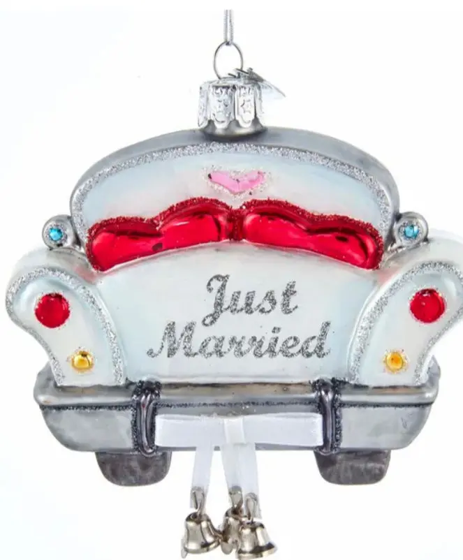 'Just Married' Car Charm By Noble Gems 1