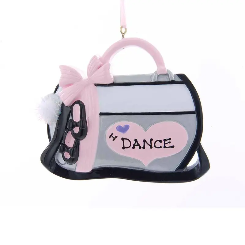 Kurt S. Adler Dance-Themed Resin Bag Ornament – 4.125 Inches 1