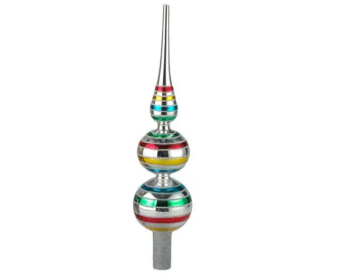 Kurt S. Adler Early Years Tree Topper – 13-Inch Glass Holiday Accent 1