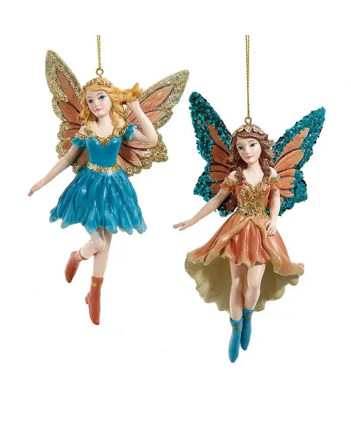 Kurt S. Adler Enchanted Forest Fairy Ornament – 5.5-Inch Resin Figurine 1