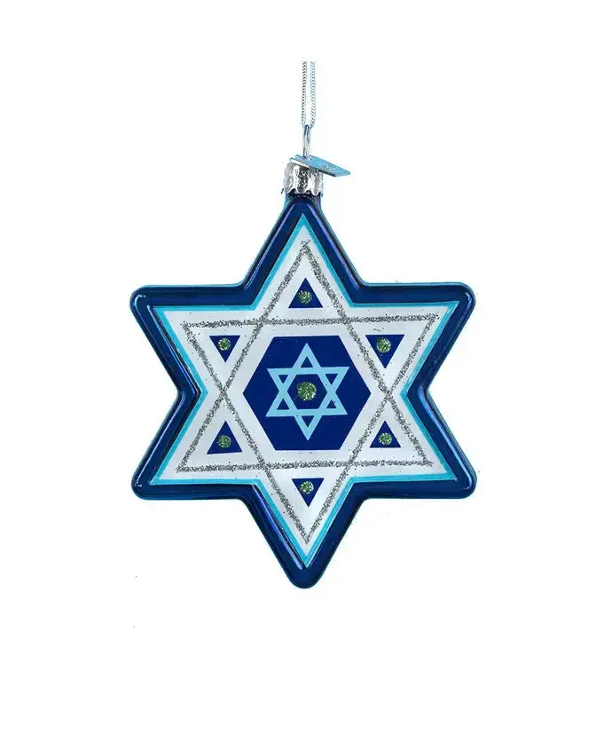 Kurt S. Adler Noble Gems Hanukkah Ornament – 3.25-Inch Resin Judaica Decor 1