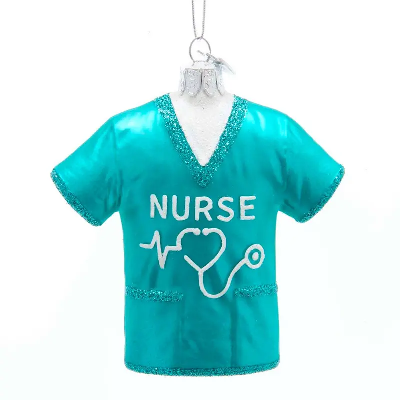 Kurt S. Adler Nurse Scrubs Resin Ornament – 4.25 Inches 1