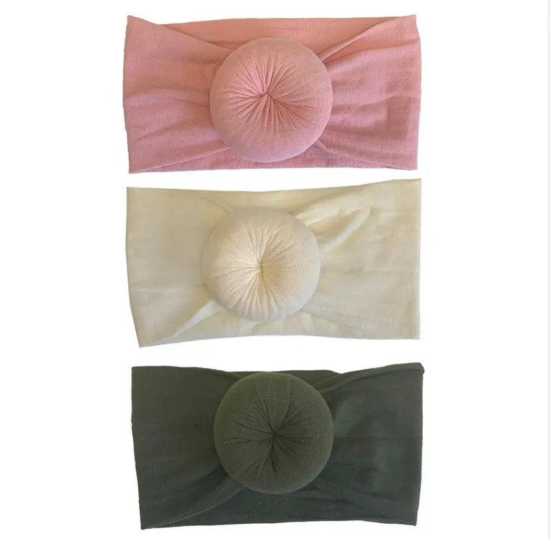 Lightweight Nylon Bun Headband Pack 1