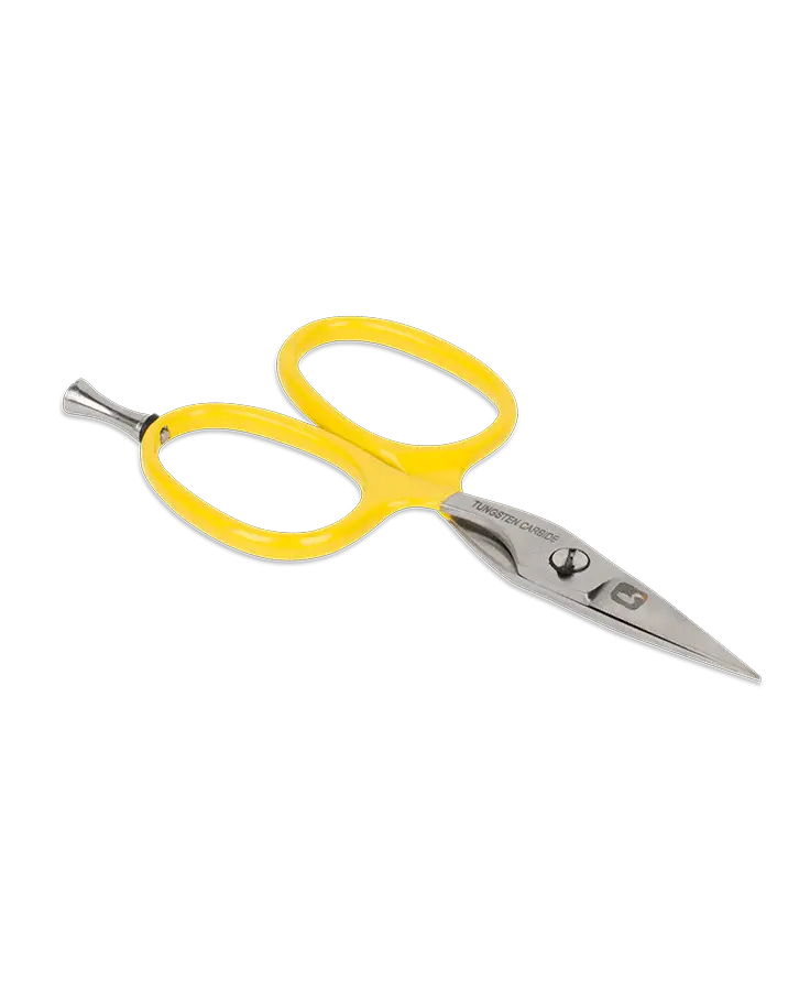 Loon Outdoors Tungsten Carbide Precision Scissors With Peg Alignment Tool 1