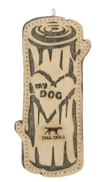 Love My Dog Log-Shaped Pet Toy – 9" By Tall Tails 1