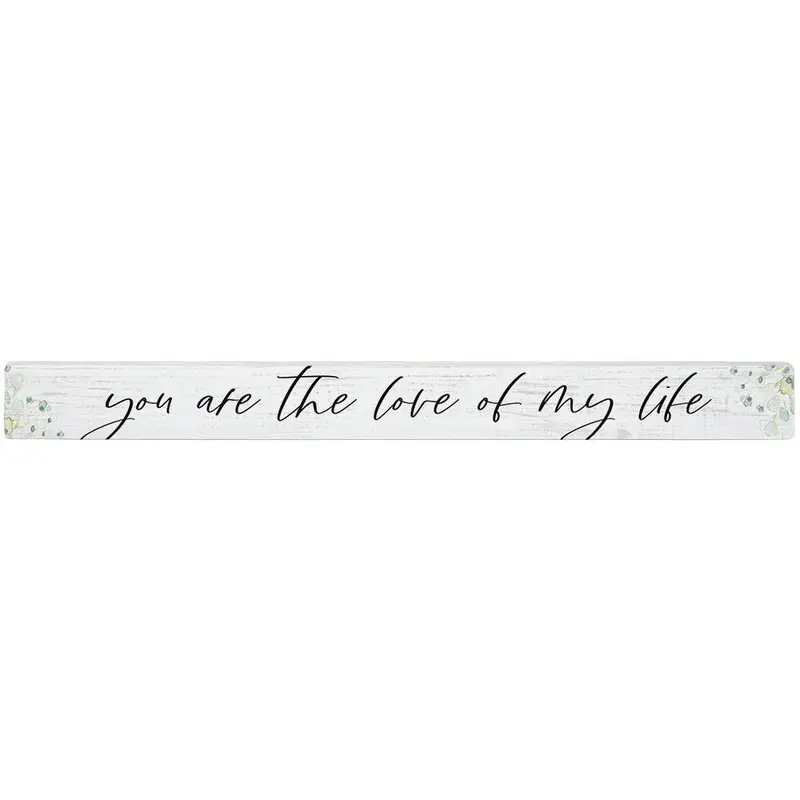 'Love Of My Life' Talking Stick – Sentimental Wooden Dialogue Tool 1