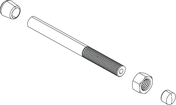 Lowrance Ghost Stabilizer Rod Kit (000-15278-001) 1