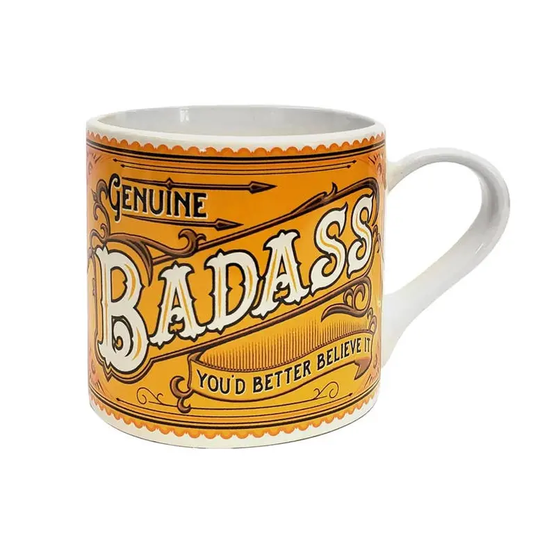Lucky Jack Badass Porcelain Mug – Durable Ceramic Coffee Cup (Formerly Trixie & Milo) 1