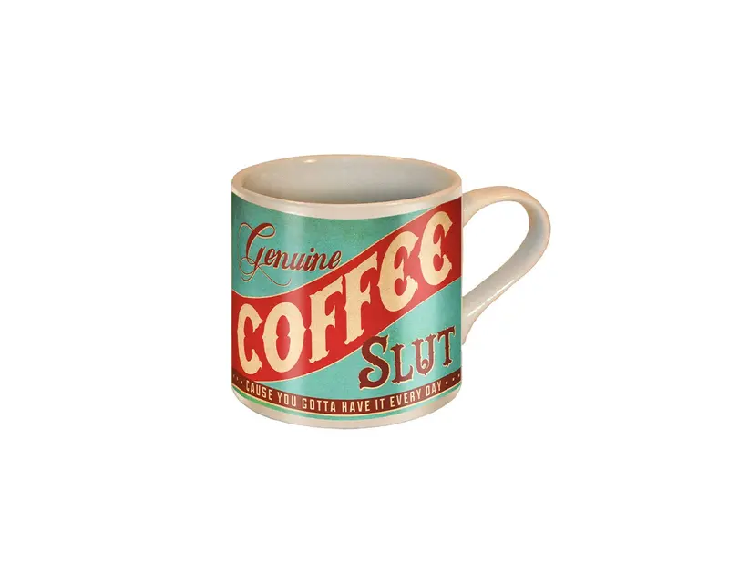 Lucky Jack Premium Porcelain Mug – Bold 'Coffee Enthusiast' Theme 1