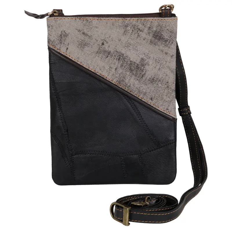 Madison Sleek Black Crossbody Bag 1