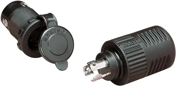 Marinco Connectpro Trolling Motor Plug And Receptacle Kit – Compatible With 12V, 24V, And 36V Systems 1