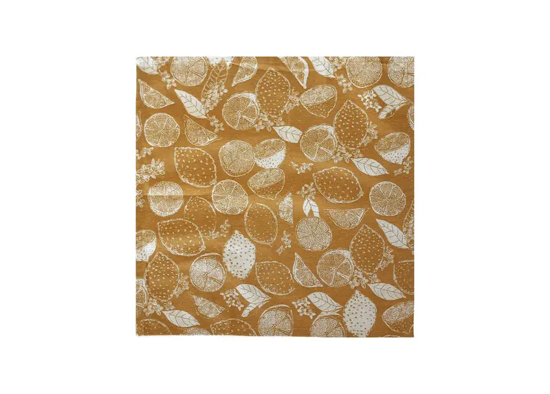 Marmalade Print Napkin Set (4 Pcs) – Yellow, Raine & Humble 1