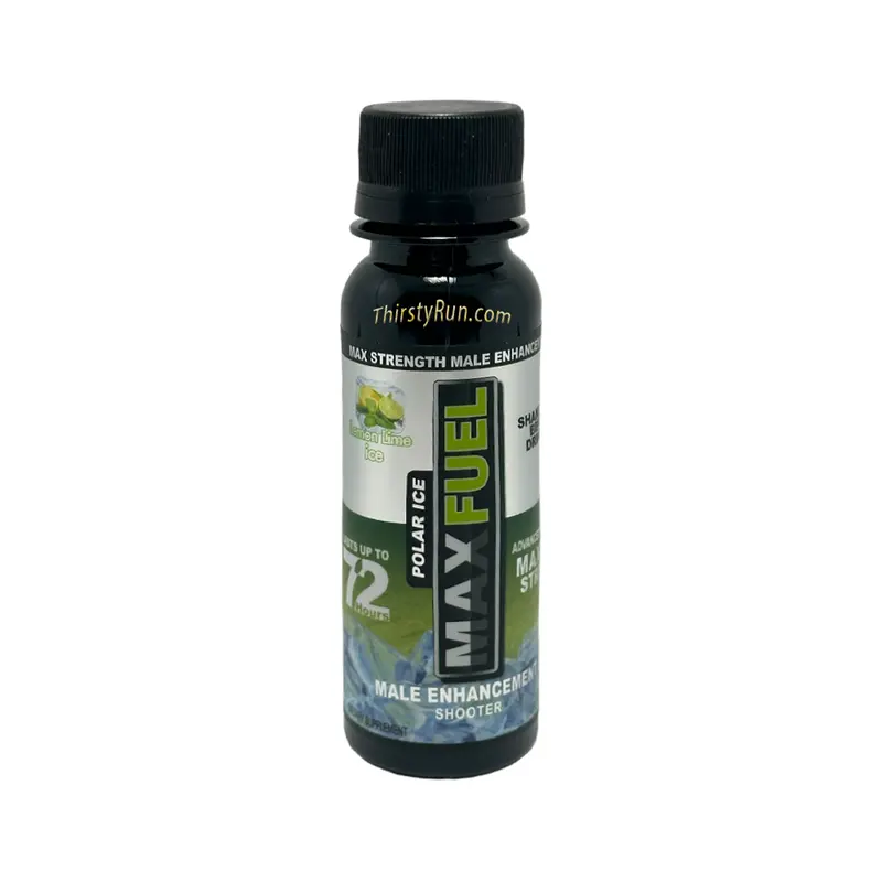 Maxfuel Polar Ice Male Enhancement Shooter – Lemon Lime Flavor (3 Oz Single Serve) 1