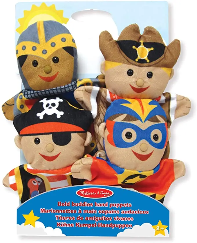 Melissa & Doug Bold Buddies Expressive Hand Puppets 1