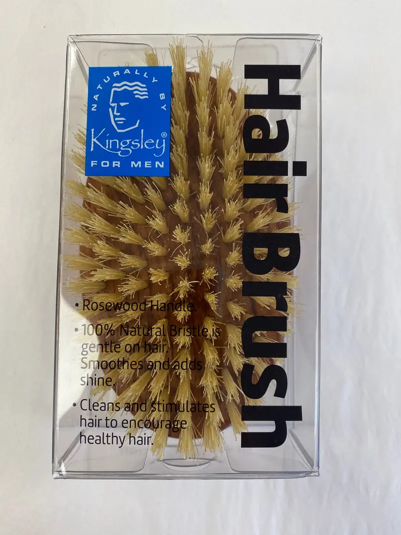 Men’S Oval Military-Style Hair Brush – Durable Design 1