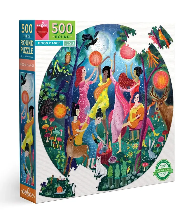Moon Dance – 500-Piece Round Jigsaw Puzzle 1
