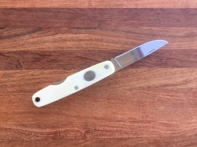 Moore Maker Bone-Handled Single-Blade Knife – 3-1/2" Slim Profile 1