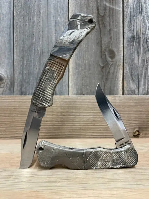 Moore Maker Camo Lockback Pocket Knife – 3" Lightweight Tactical Design 1