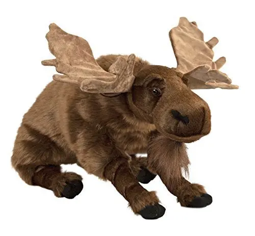 Moose Hugs Plush Pillow – 30-Inch Stuffed Animal By Ditz Designs 1