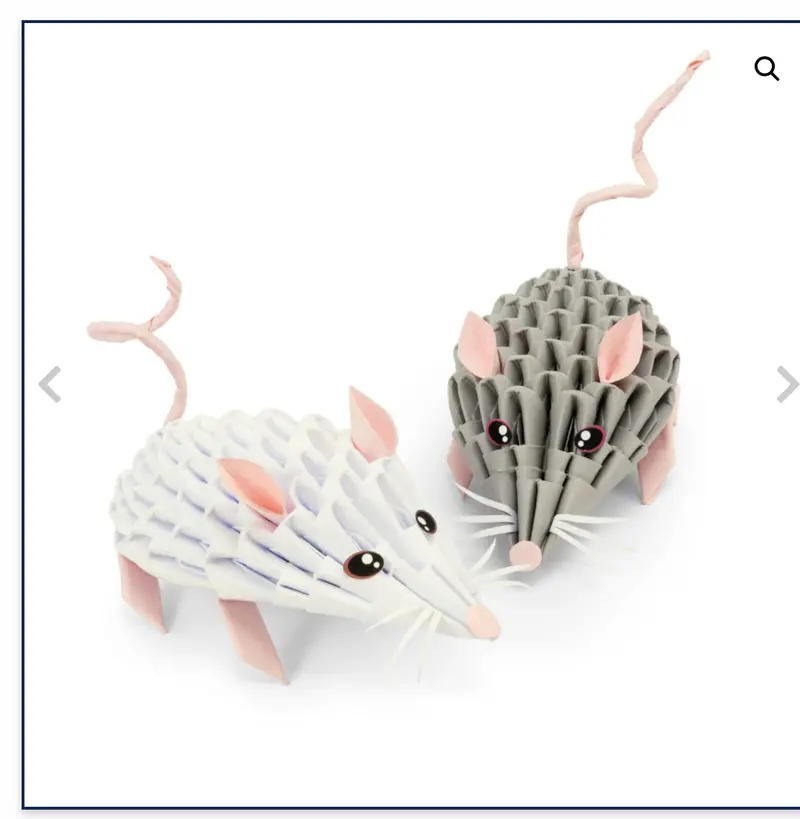 Mouse-Themed Origami Paper Craft Kit – House Of Marbles 1