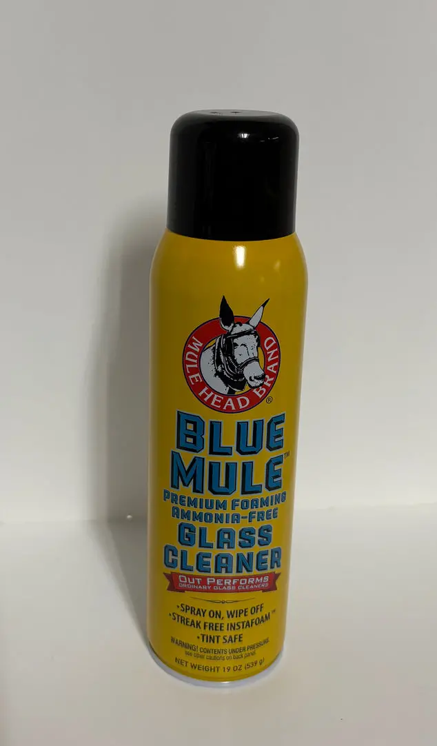 Mule Head Brand Blue Mule Foaming Glass Cleaner – Ammonia-Free (19 Oz) 1