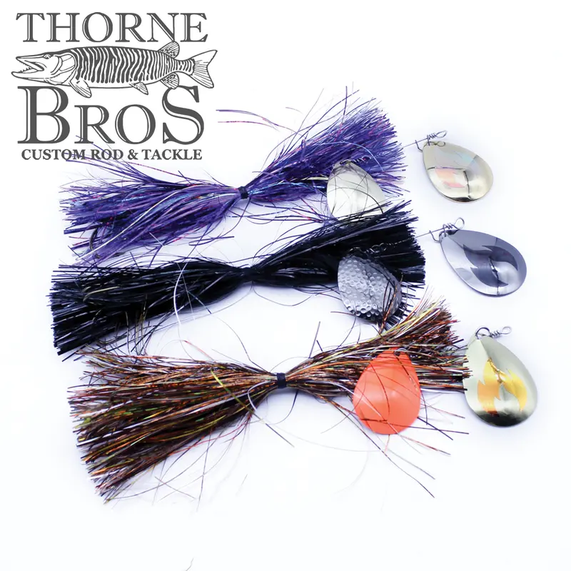 Musky Addicts Barn Burner Inline Spinnerbait – 8/7C Size 1