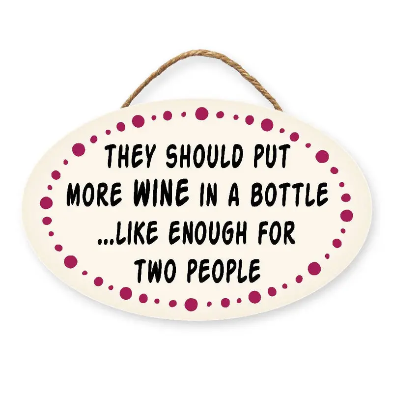 My Word! Funny Wine Bottle Quote – Giggle Zone Humor 1