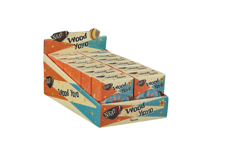 Neato! Wooden Yo-Yo – Classic Retro Toy By Toysmith 1
