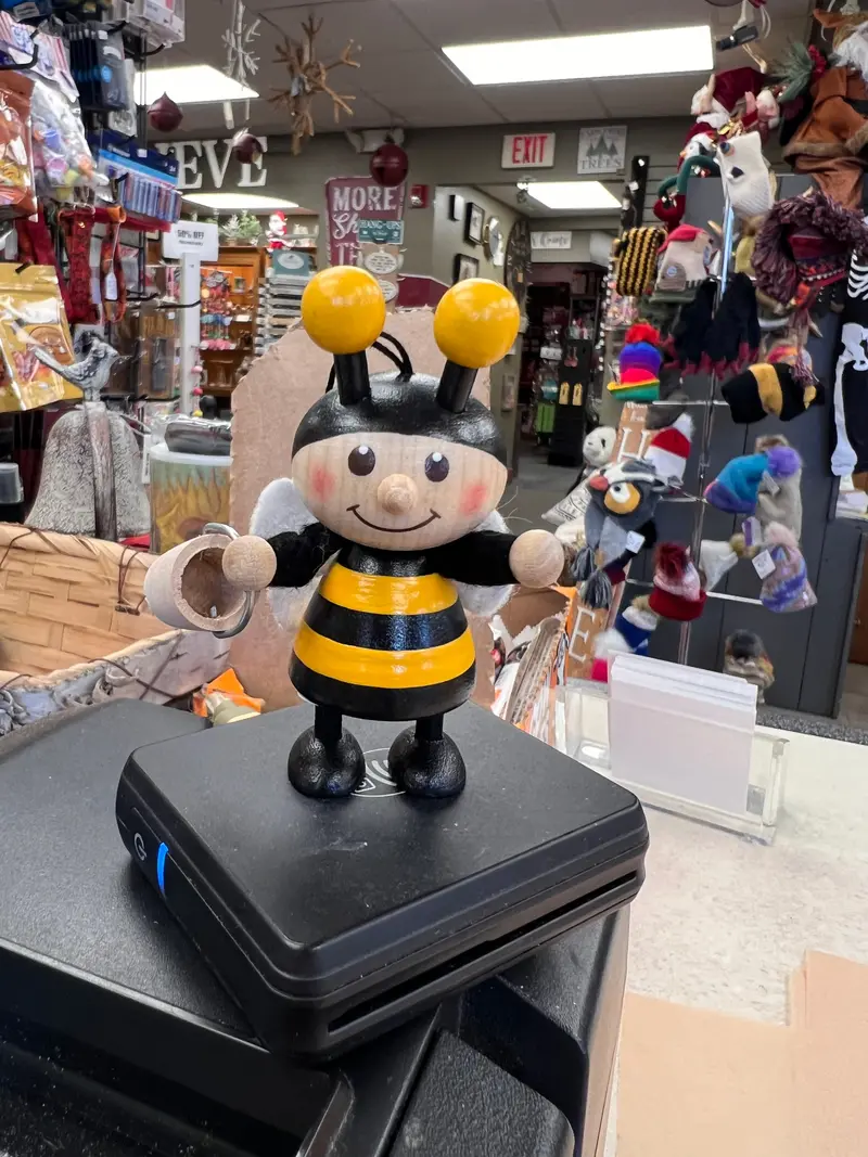 Nordic Dreams Bee Ornament – Handcrafted Honey Bucket Christmas Decoration 1
