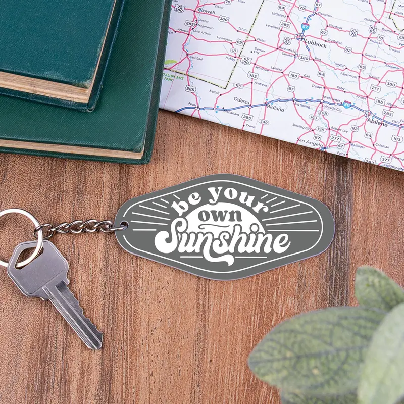 P. Graham Dunn Be Your Own Sunshine Engraved Keychain 1